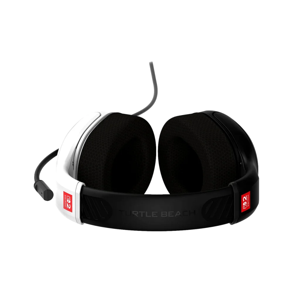 אוזניות גיימינג חוטיות Airlite™ Fit ל-Nintendo Switch™ 2 בצבע שחור/לבן מבית Turtle Beach