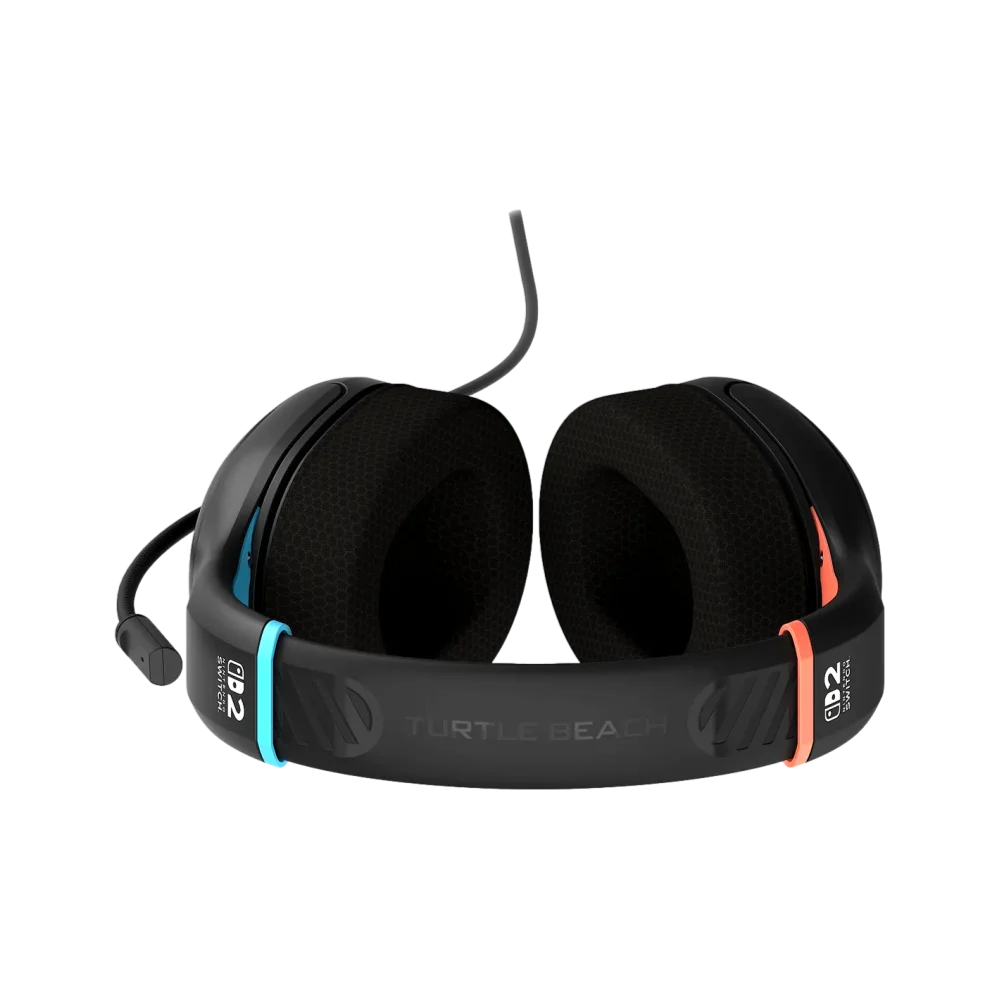 אוזניות גיימינג חוטיות דגם Airlite™ Fit ל-Nintendo Switch™ 2 בצבע שחור פחם מבית Turtle Beach