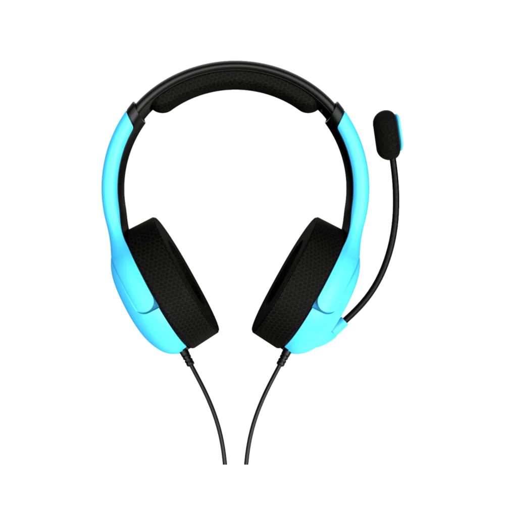 אוזניות חוטיות דגם PDP Airlite ל-PS5 בצבע כחול מבית Turtle Beach
