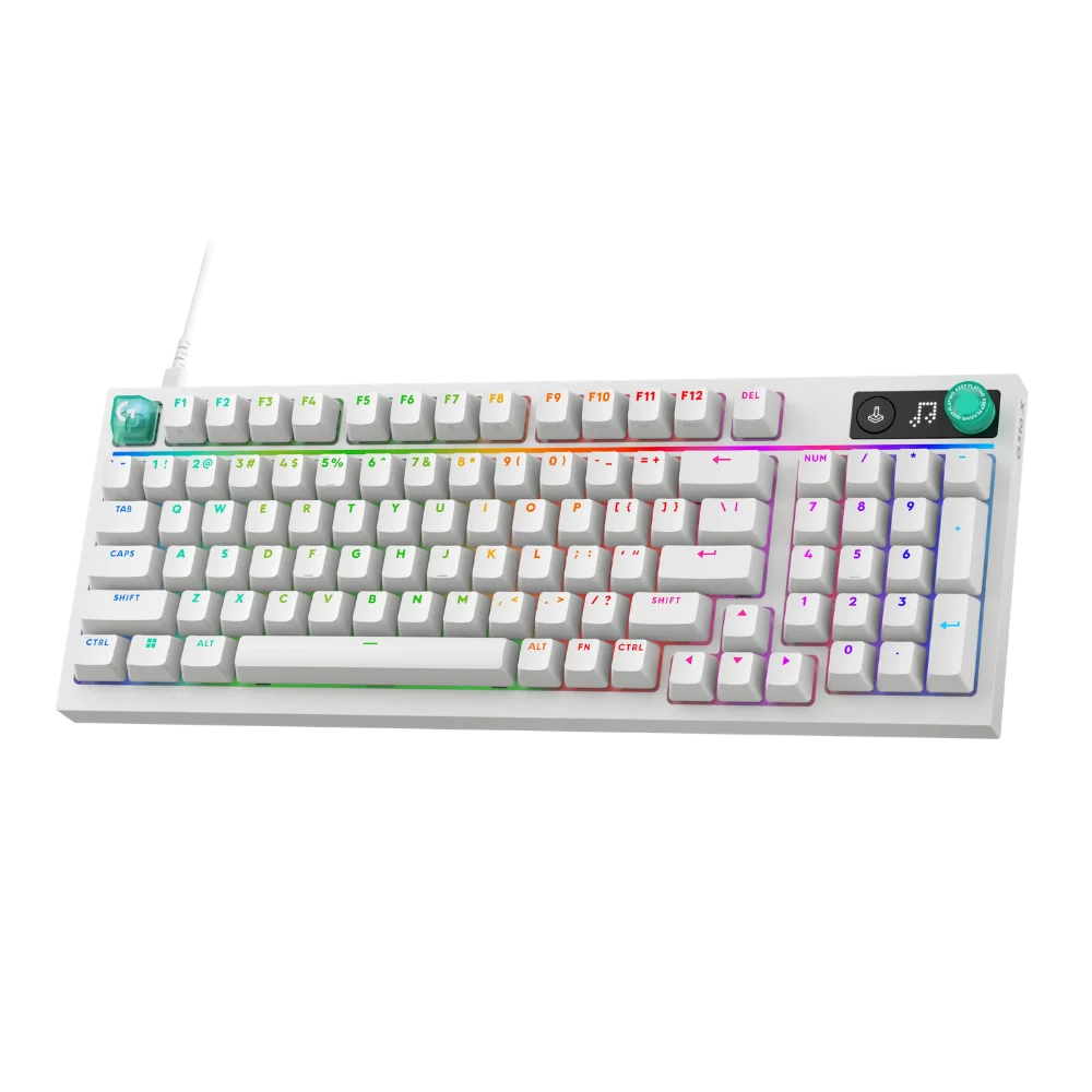 מקלדת גיימינג חוטית דגם G316 X 98 בצבע לבן מבית Logitech