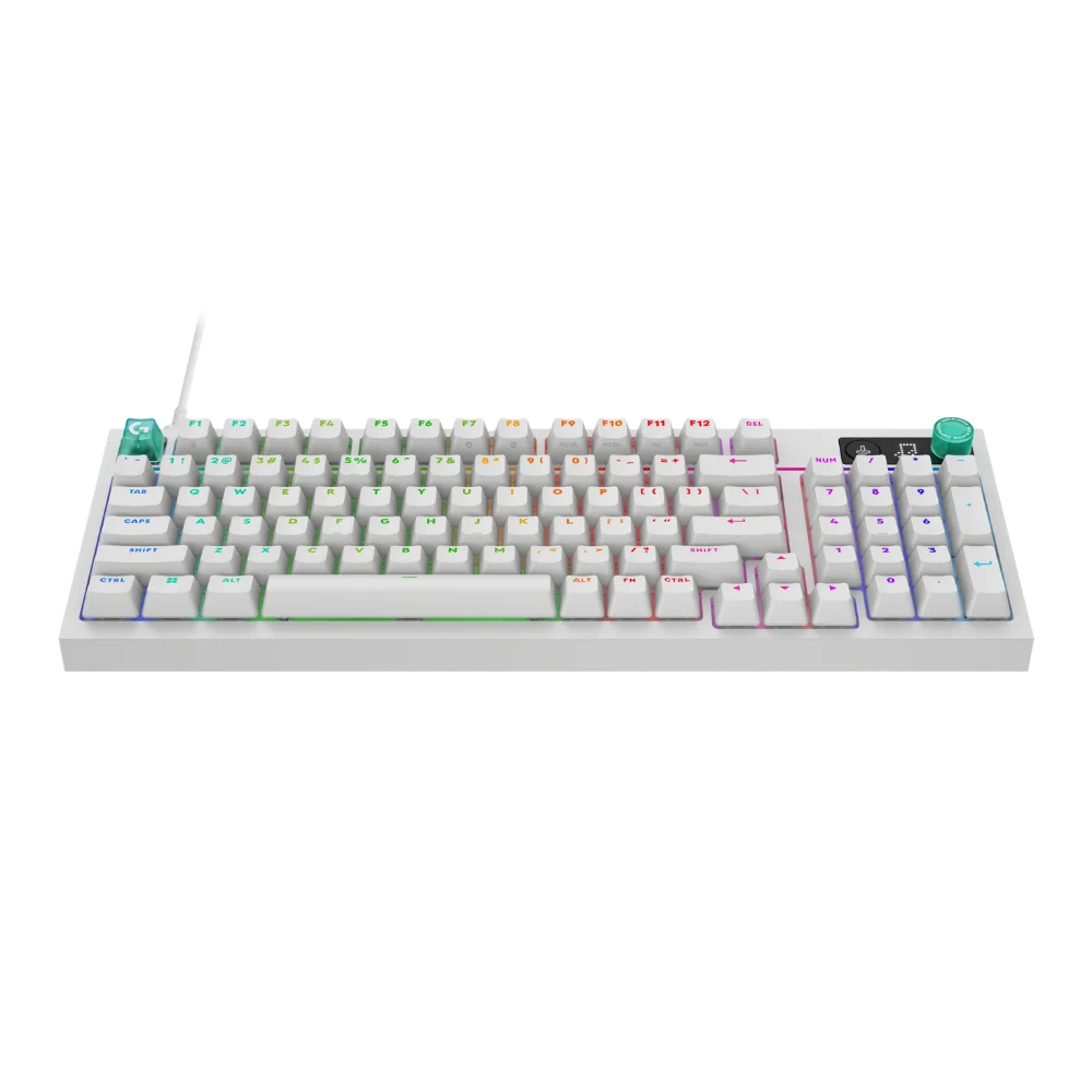 מקלדת גיימינג חוטית דגם G316 X 98 בצבע לבן מבית Logitech