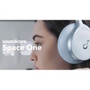 אוזניות קשת soundcore Space One On-Ear בצבע כחול