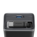 מטען קיר משולב כבל Anker Nano Charger 35W with USB-C cable בצבע שחור
