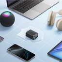 מטען קיר משולב כבל Anker Nano Charger 35W with USB-C cable בצבע שחור
