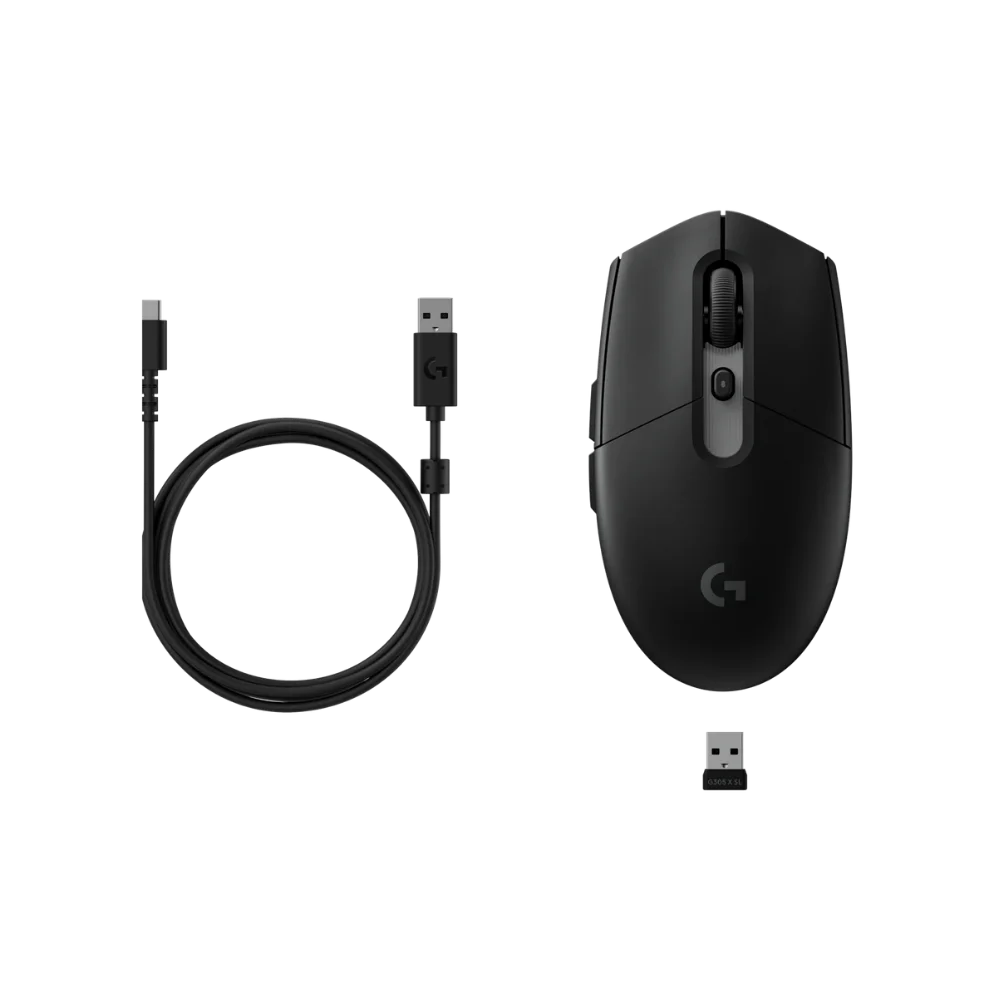 עכבר גיימינג אלחוטי G305 X SUPERLIGHT LIGHTSPEED בצבע שחור מבית Logitech