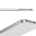 סוללת גיבוי אלחוטית Anker Nano Slim 5000mAh בצבע לבן