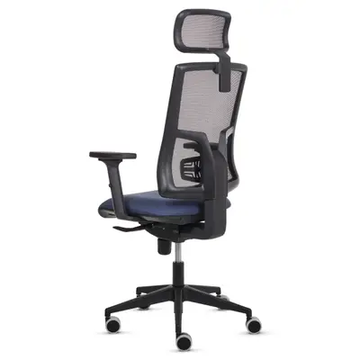 כיסא מנהלים ELEGANZA כחול PLUSE