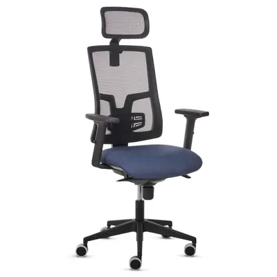כיסא מנהלים ELEGANZA כחול PLUSE