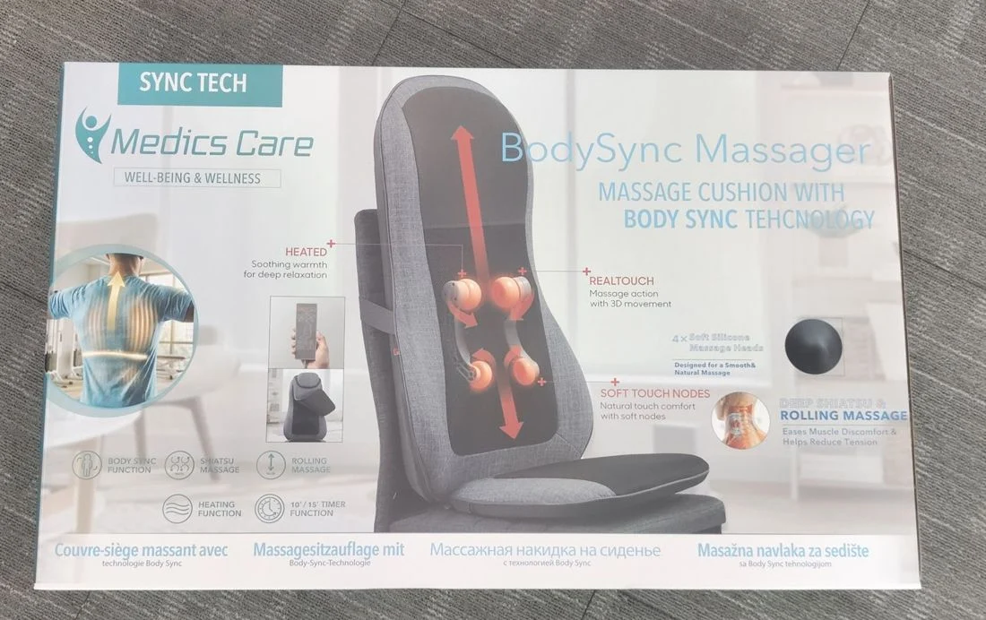 מושב עיסוי BodySync MC-2370 עם סריקת גוף מבית Medics Care