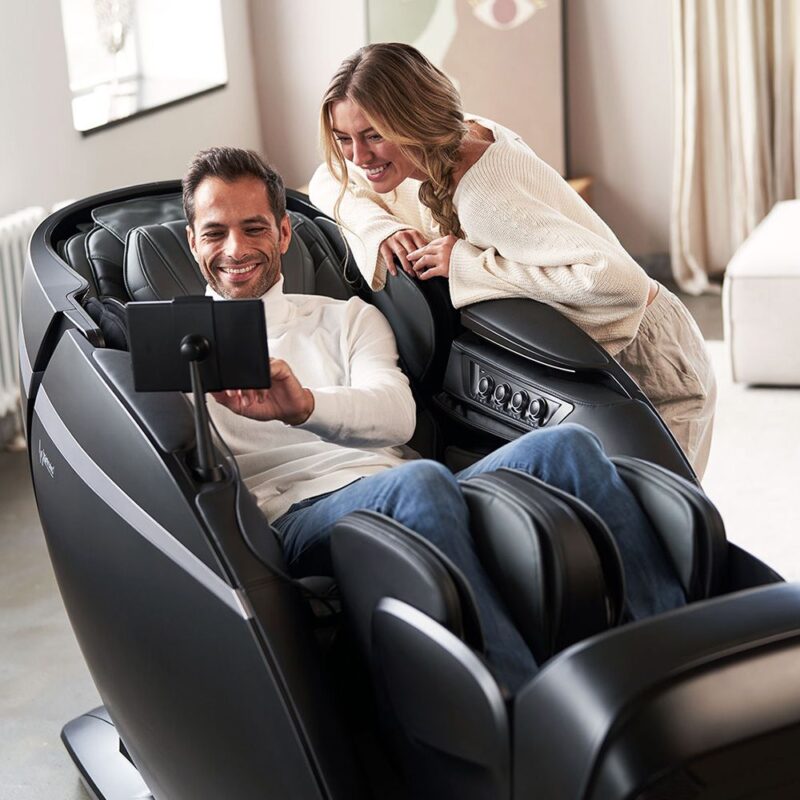 כורסת עיסוי SKYLINER 3 אפור / שחור