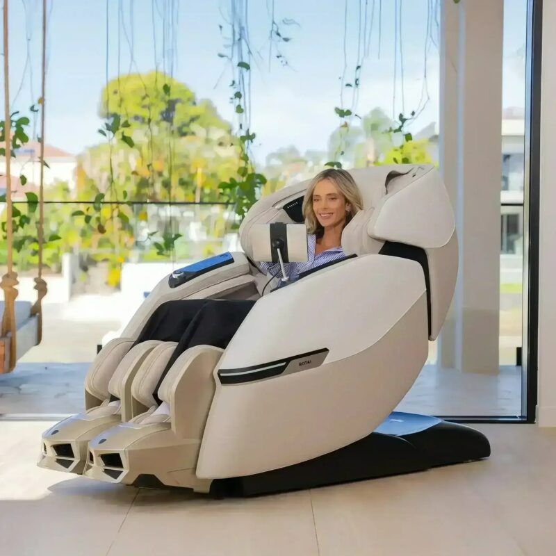 כורסת עיסוי Rotai RT8902 Advanced AI Robotic — בז׳
