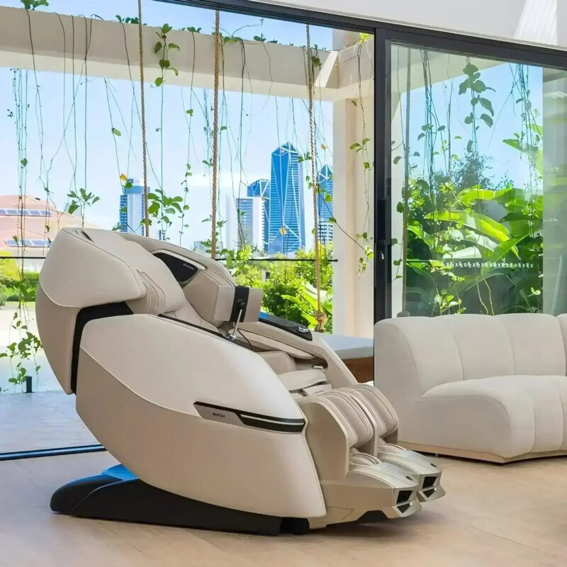 כורסת עיסוי Rotai RT8902 Advanced AI Robotic — בז׳