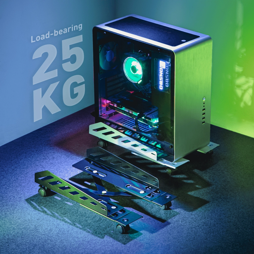 מתקן נייד עם גלגלים למחשב נייח CPB-24 מבית LUMI