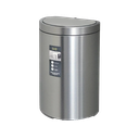 פח סנסור נירוסטה חצי עיגול 47 ליטר MIRAGE SEMI-ROUND