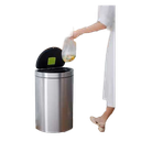 פח סנסור נירוסטה חצי עיגול 47 ליטר MIRAGE SEMI-ROUND