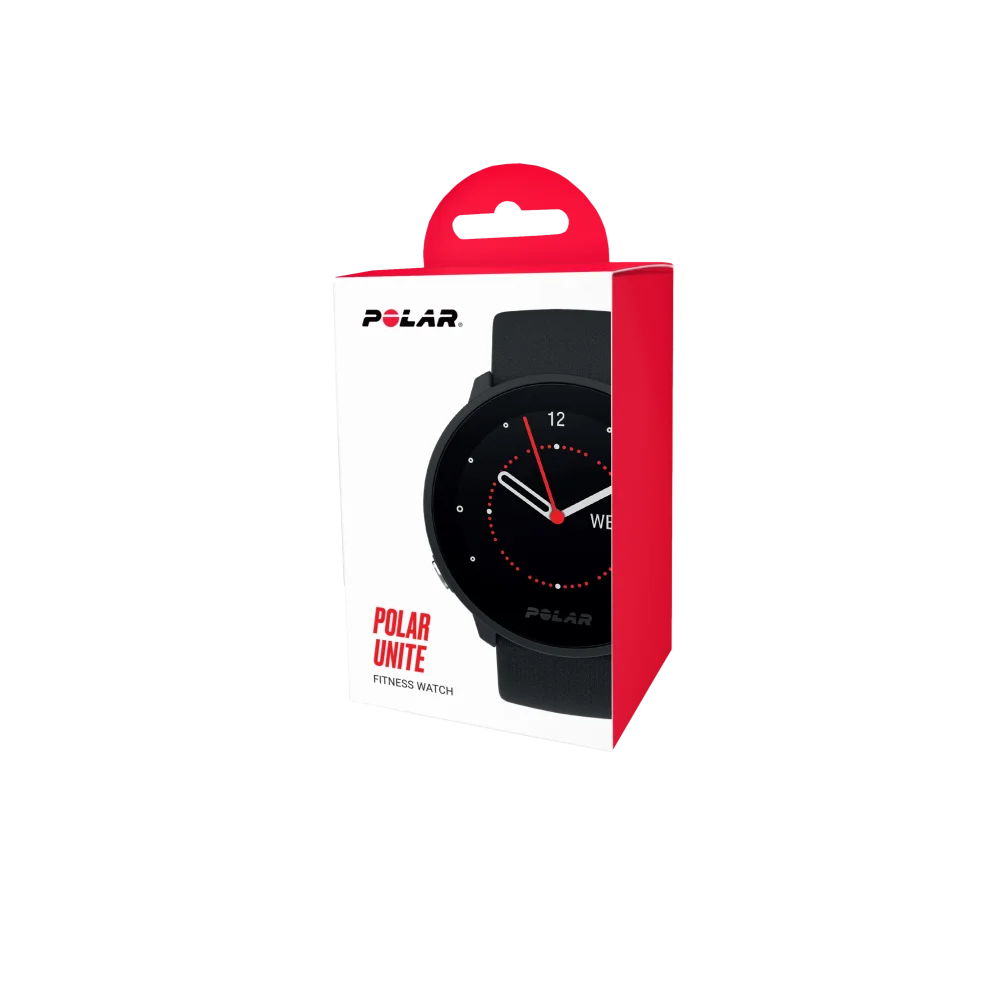 שעון כושר POLAR UNITE בצבע שחור