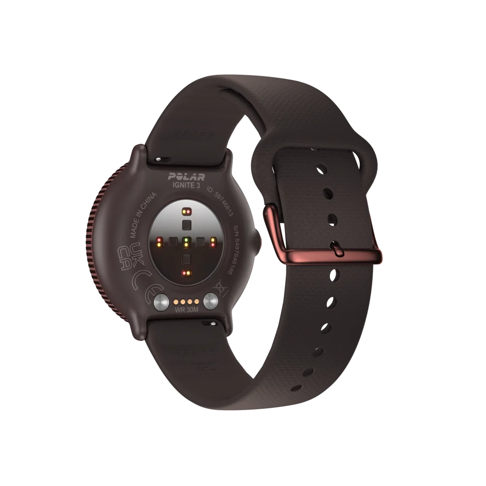 שעון כושר Polar Ignite 3 חום-שנהב