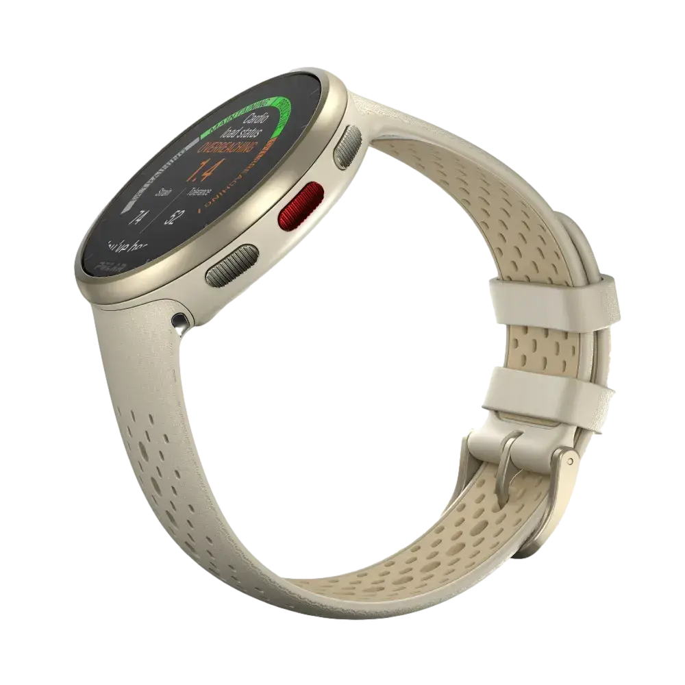 Polar Pacer Pro שעון ריצה מתקדם עם GPS זהב/לבן