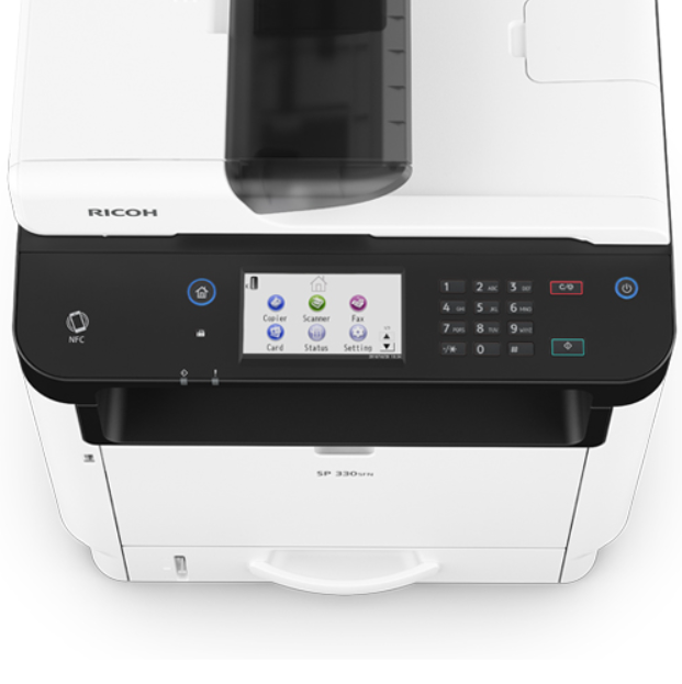 מדפסת ‏לייזר ‏משולבת Ricoh SP330SFN