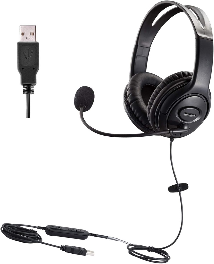 אוזניית פריומיום אוזן מלאה לחיבור למחשב - CIMMRD-806UC