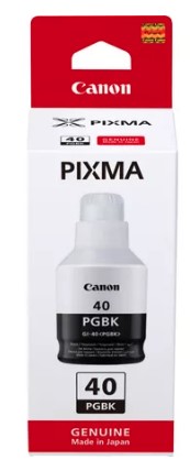 בקבוק דיו שחור מקורי  CANON GI-40PGBK