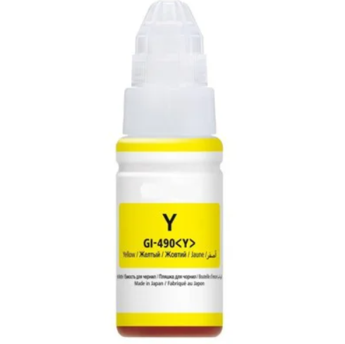 בקבוק דיו תואם צהוב CANON GI490Y