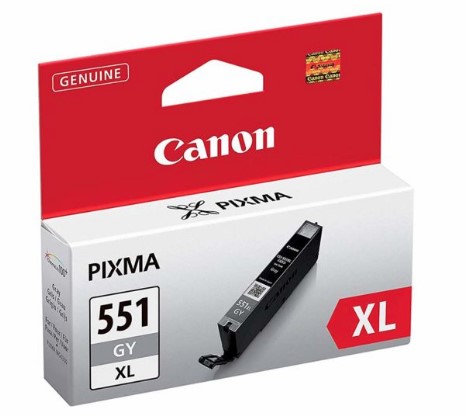 ראש דיו אפור מקורי CANON CLI-551 XL (275 דפים)