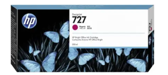 ראש דיו מקורי מגנטה HP 727 XL F9J77A (300 מ"ל)