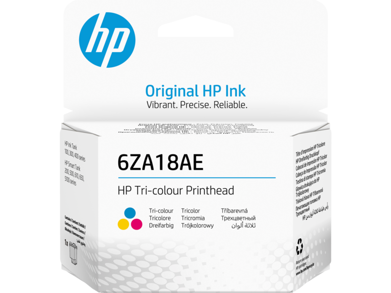 ראש הדפסה צבעוני מקורי  6ZA18AE HP 615