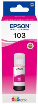 בקבוק דיו אדום מקורי EPSON 103 65ml C13T00S34A (7,500 דפים)