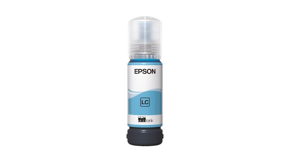 בקבוק דיו כחול בהיר מקורי Epson EcoTank 108LC (7,200 דפים)