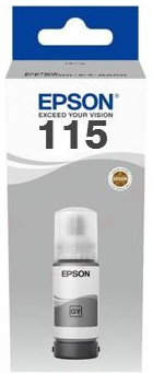 ראש דיו אפור מקורי 115 EPSON ECOTANK GREY INK BOTTLE