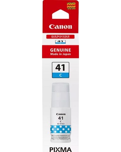בקבוק דיו כחול מקורי Canon GI41C (7,700 דפים)