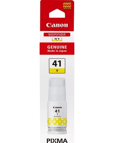 בקבוק דיו צהוב מקורי Canon GI41Y (7,700 דפים)