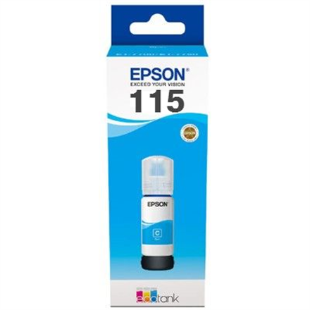 ראש דיו כחול מקורי 115 EPSON ECOTANK CYAN INK BOTTLE