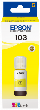 בקבוק דיו צהוב מקורי EPSON 103 65ml C13T00S44A (7,500 דפים)