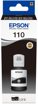 ראש דיו שחור מקורי 110 EPSON ECOTANK PIGMENT BLACK INK BOTTLE C13T03P14A