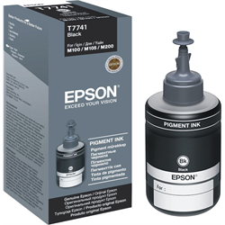 בקבוק דיו שחור עבור סדרת EPSON T7741 Pigment Black ink bottle 140ml C13T77414A M