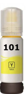 בקבוק מילוי צהוב תואם Epson 101 C13T03V44A (6,000 דפים)