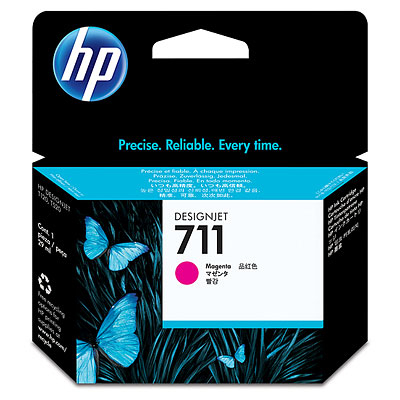 ראש דיו אדום מקורי HP 711 CZ131A (29 מ"ל)