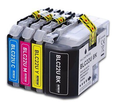 סט ראשי דיו תואם Brother LC-22U