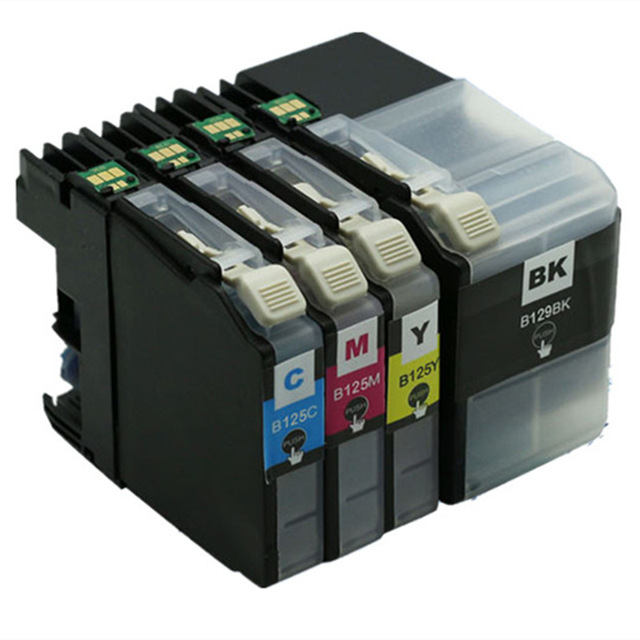 סט ראשי דיו תואמים brother LC-125XL / LC-129XL