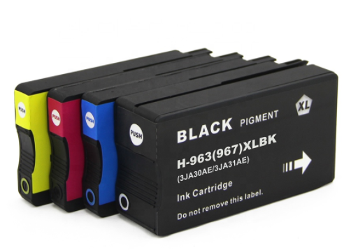 סט ראשי דיו תואמים HP 963XL