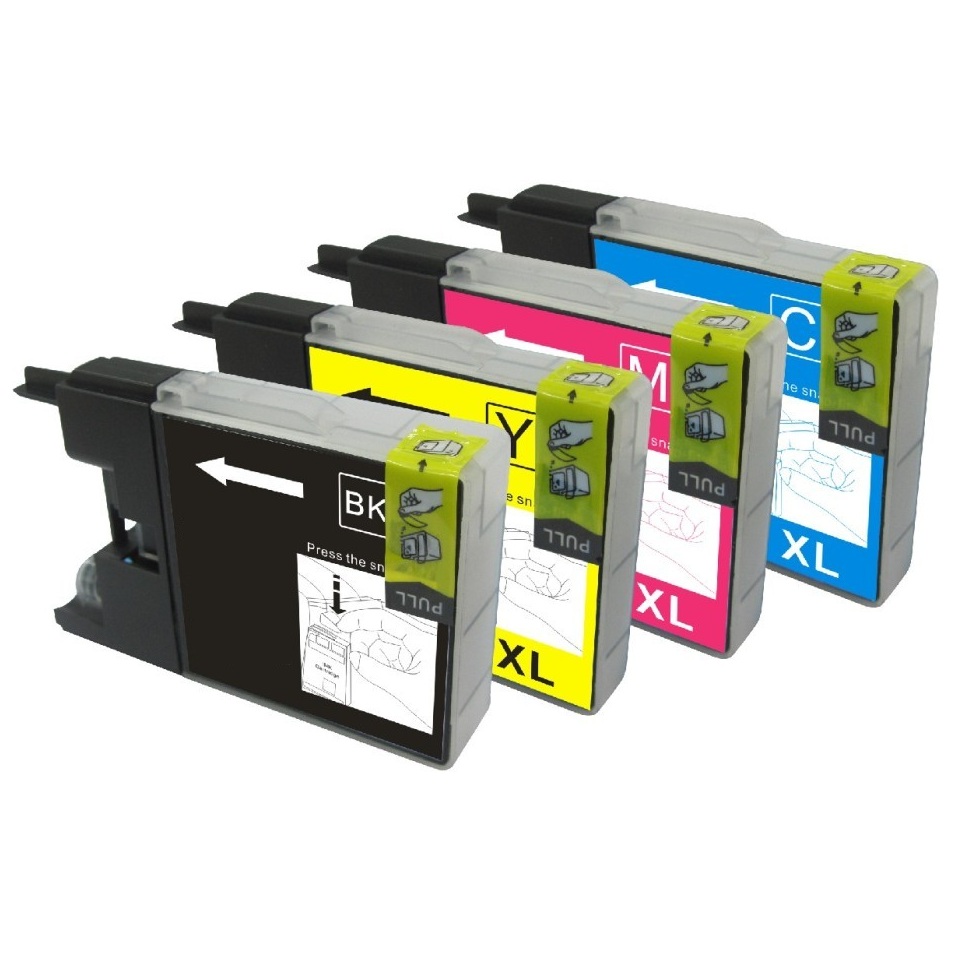 סט ראשי דיו תואמים LC-1100 BROTHER