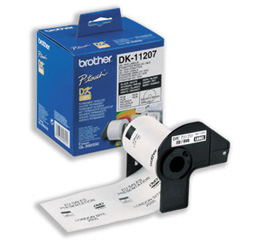 מדבקות עגולות מקוריות 58 מ"מ Brother DK-11207 (כמות 100)