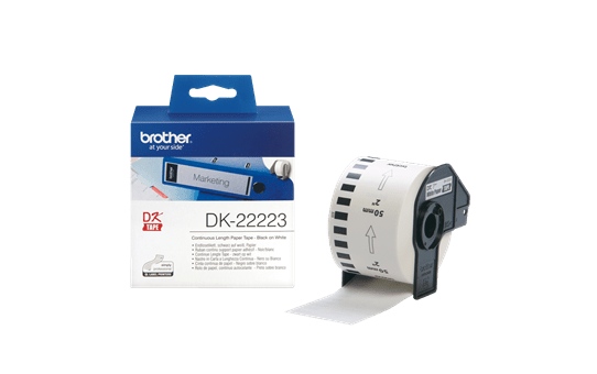 מדבקות מקוריות רציף רוחב 50 מ"מ אורך 30.48 מטר Brother DK-22223