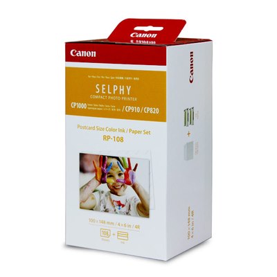 דיו ודפי פוטו מקורי  CANON KP-108-IN (108 דפים)