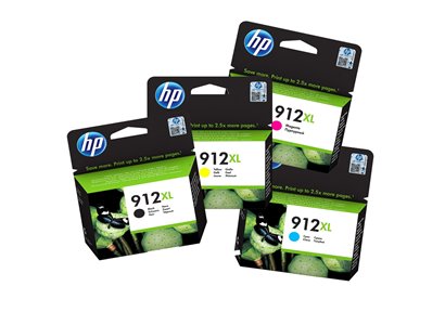 סט ראשי דיו מקורי HP 912XL