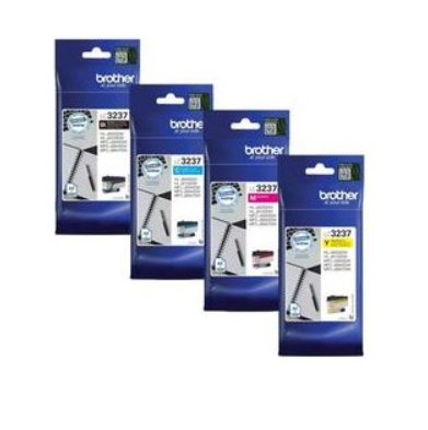 סט ראשי דיו מקורי Brother LC3237