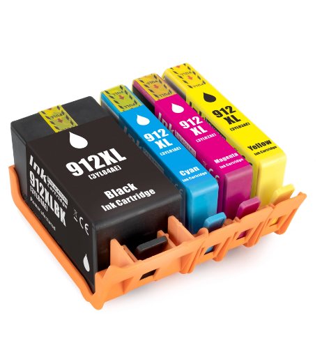 סט ראשי דיו תואם HP 912XL (700 דפים)